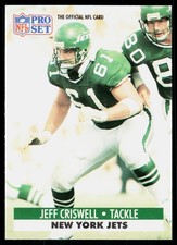 1991 Pro Set Jeff Criswell #245 New York Jets