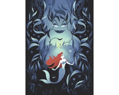 Poster Disney Ariel Ursula 50x70 cm
