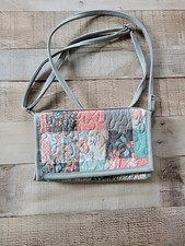 Donna Sharp Quilted Patchwork Melon Mint Cros...