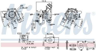 NISSENS Lader, Aufladung 93233 für OPEL RENAULT NISSAN