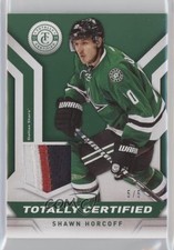 2013-14 Totally Certified Materials Green 5/5 Shawn Horcoff #TC-SH Patch r1i