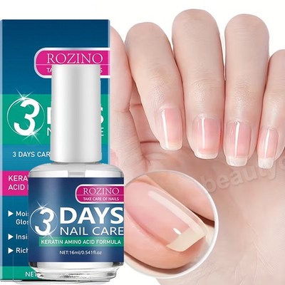 ROZINO Nail Nourishing Oil, 3 Days Nail Care Polish Moisturizing Care Nail Gloss