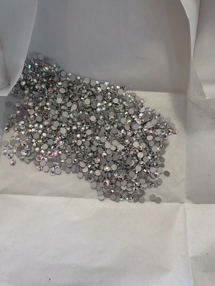 16Ss Cristal Ab D-Foiled Chaton Rose Máxima Preciosa 10 GROSOS pedrería Foto 2 de 2