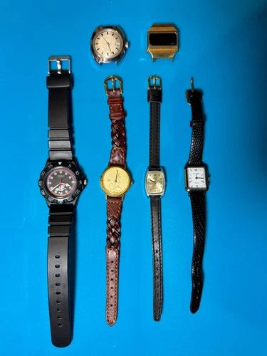Vintage Women's Watch Lot Including Bucherer and Timex- Nonworking -Parts/Repair