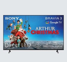 Sony 55 inch Smart TV Bravia 3 K55S38BP 2025 LED HDR 4K Ultra HD  Black C Grade