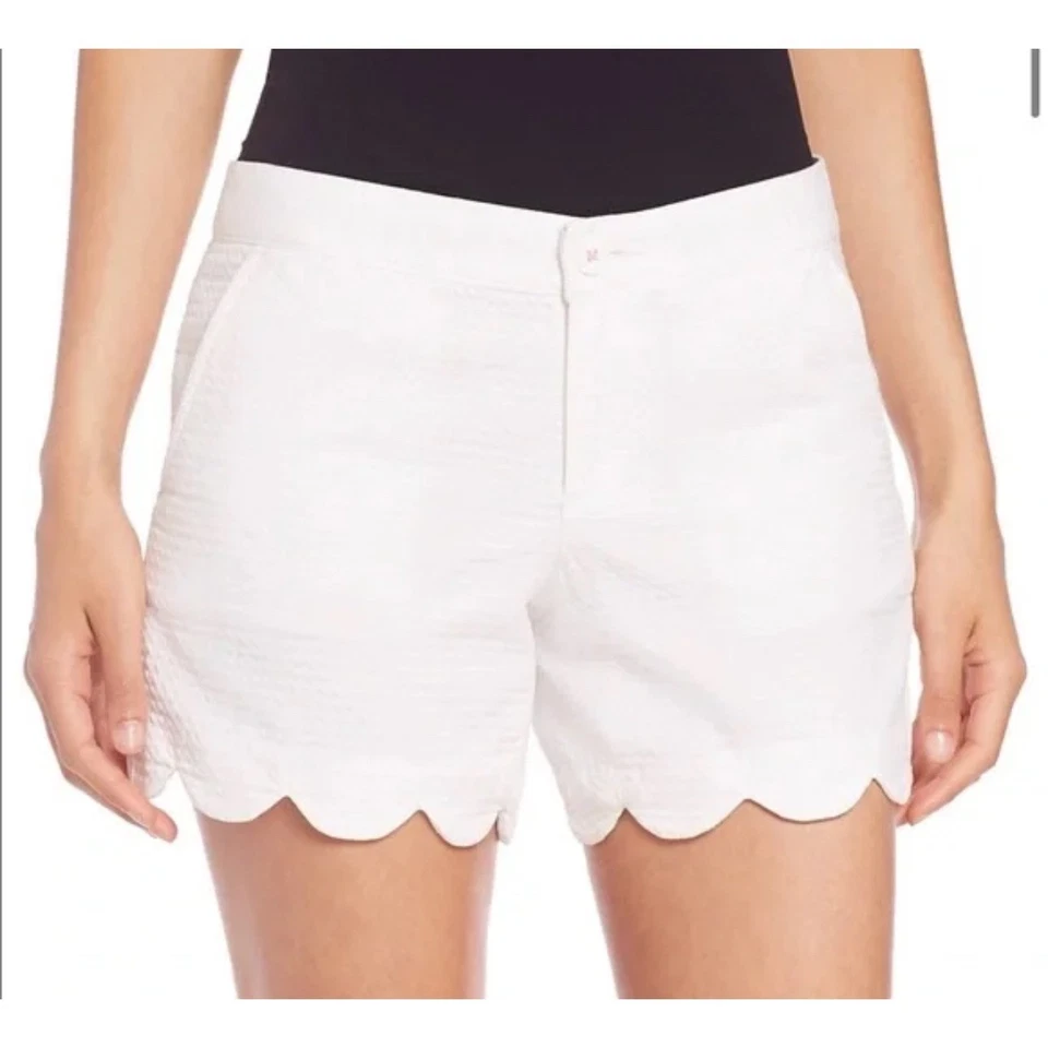 Pantalones Cortos Lilly Pulitzer Buttercup Vieira Resort Blanco Talla 8 Nuevos con Etiquetas $70 Foto 2 de 4