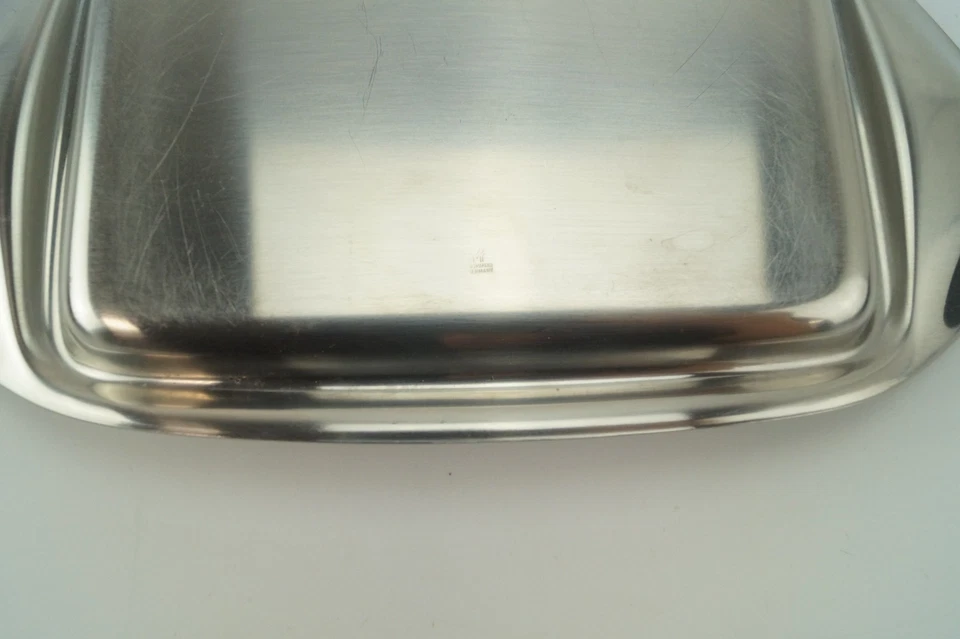 WMF Cromargan Butterdose Edelstahl mit Deckel – Vintage Butterbehälter ✅ - Bild 4 von 4