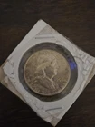1960 P Franklin Uncirculated Silver Half Dollar