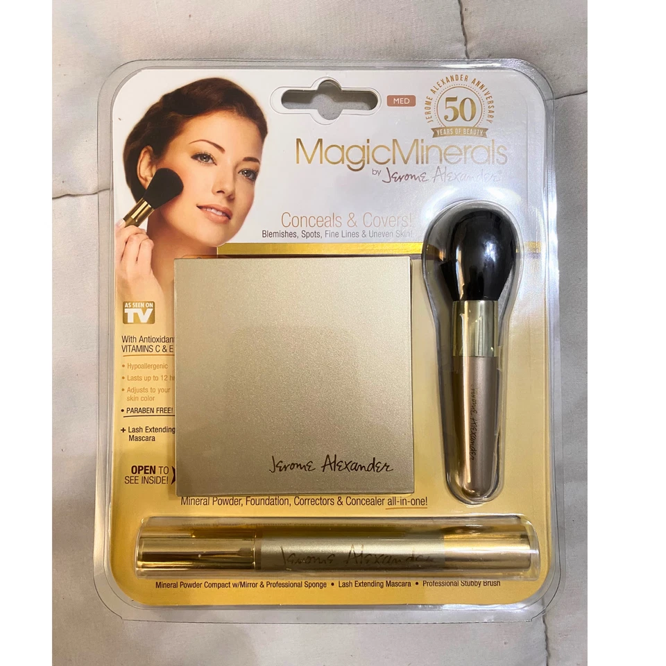 Jerome Alexander Magic Minerals ¡Oculta y cubre! Juego de 3 piezas NUEVO color mediano Foto 2 de 3