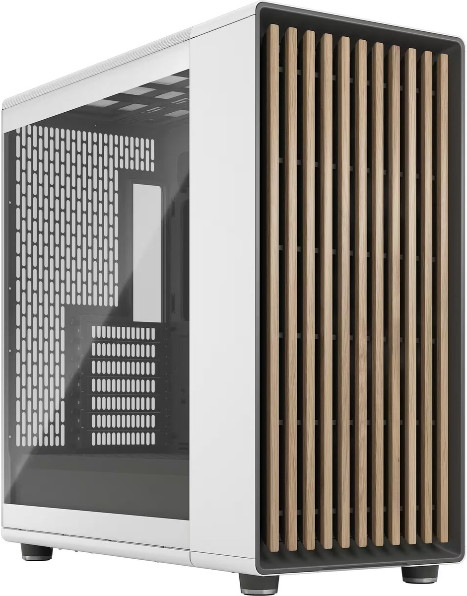 Fractal Design - North XL Chalk White Chassis with Oak Front