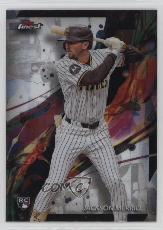 2024 Topps Finest Common Refractor Jackson Merrill #96 Rookie RC