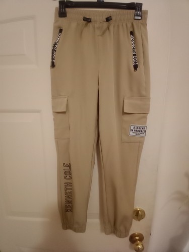 Boys Tan Kenneth Cole Joggers Size 14 L