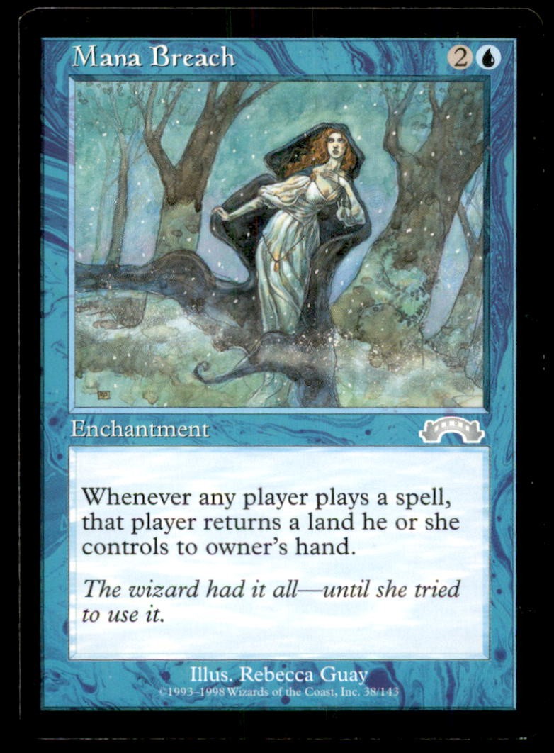 Mana Breach LP Light Play Exodus MTG [10644]
