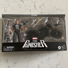 2020 MARVEL LEGENDS PUNISHER ACTION FIGURE WITH MOTORCYCLE - NIP