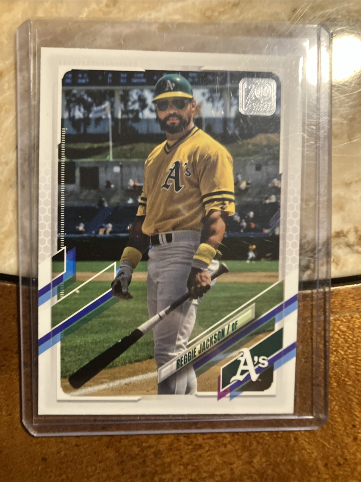 2021 Topps SP Photo Variation #509 Reggie Jackson A's Legend