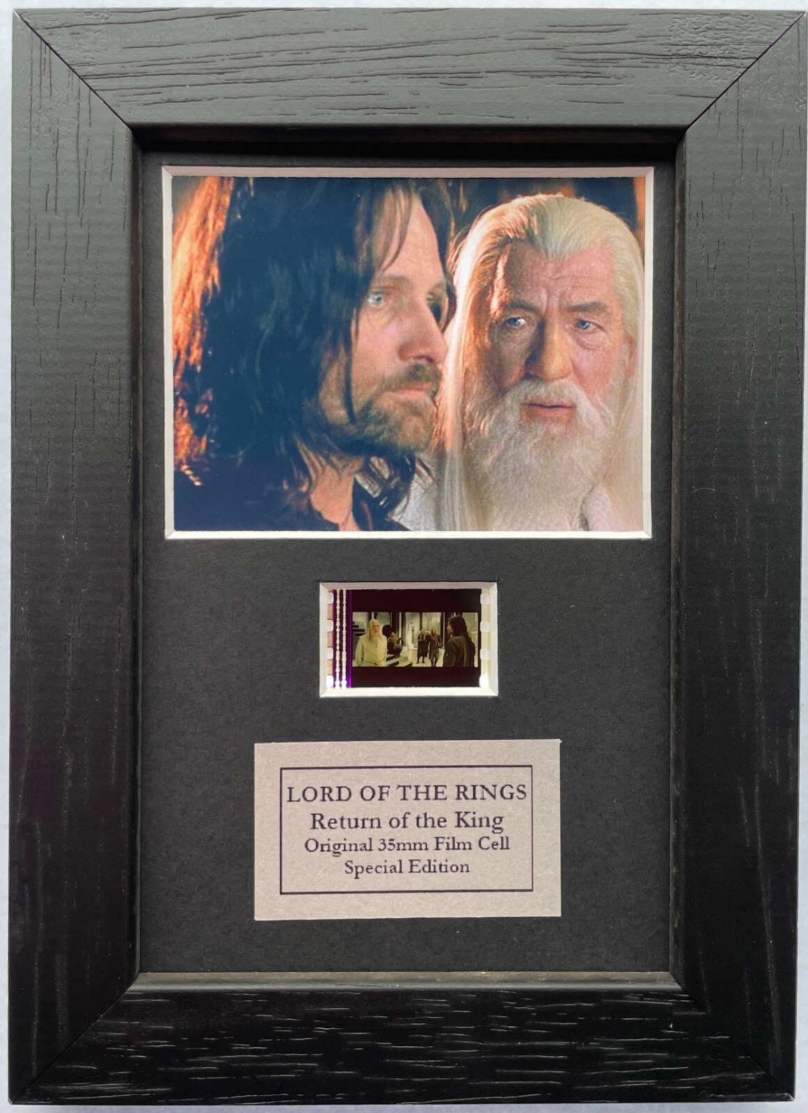 Mini celda de película original regalo hecho a mano inc para LOTR - REGRESO de los fans del REY v1