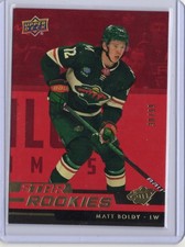 2022-23 UD Star Rookies Matt Boldy Red Parallel /99 Wild Fire Sale! (Read!)