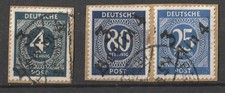 ALLEMAGNE  !  Timbres anciens surcharges depuis 1945