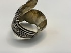 Vintage Taxco Mexican Clamper Sterling 925 CP Eagle 3 Patina Bracelet 6 3/4 to 7 — photo 10