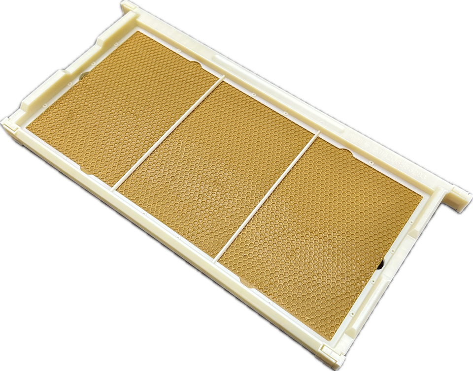 30 Pack Fully Pastic Deep Frame Langstroth BeeHive w/ Bees wax coated ...