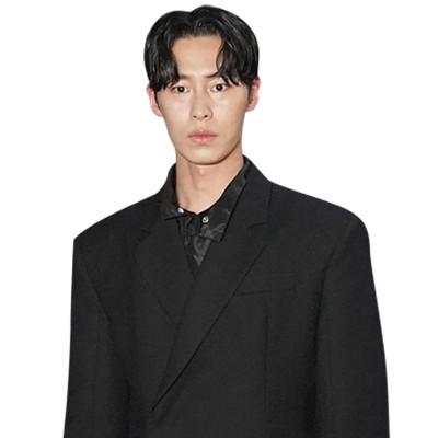 Lee Jae-Wook (Black Suit) Half Body Buddy Cutout