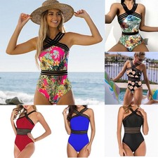Monokini One Piece Holiday Swimsuit Women Swimming Costume Bikini Ladies Vintage