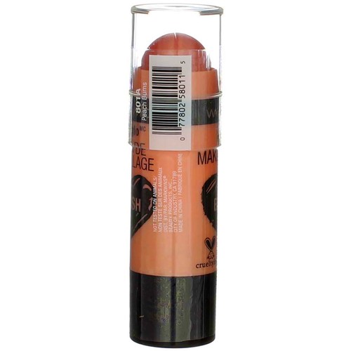 4 Pack Wet n Wild MegaGlo Makeup Stick Blush, Peach Bums 801A, 0.6 oz - Picture 2 of 5