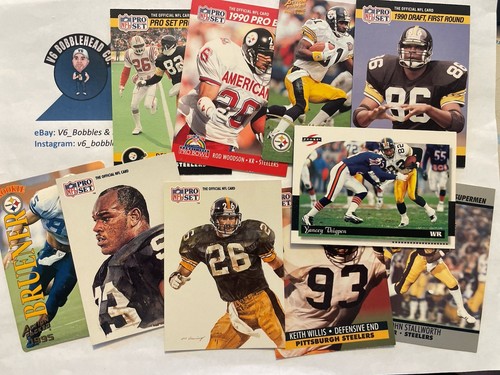 Pittsburgh Steelers NFL Trading Card Lot (25x + Extras) ๐ 90s - 10s - Picture 3 of 3