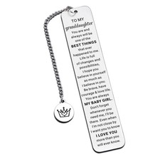 Affirmation Bookmarks for Girl Valentine Graduation Gift Granddaughter Christmas