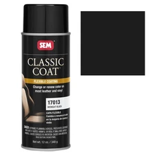 SEM Classic Coat Midnight Black Vinyl Leather Car Paint SEM 17013