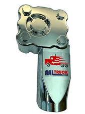 Brand New Chrome Tarp Motor Cover Replacement for Plate Mounting