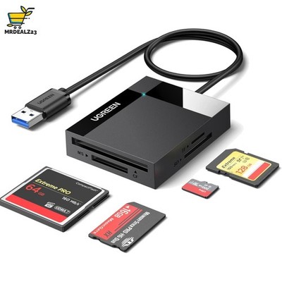 UGREEN USB Kartenleser USB 3.0 SD/TF/CF/MS Card Reader Kartenlesegerät 5Gbit/s