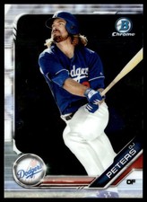 2019 Bowman Chrome Prospects DJ Peters Los Angeles Dodgers #BCP-124