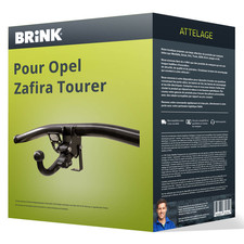 Attelage pour Opel Zafira Tourer C type P12 démontable sans outil Brink TOP