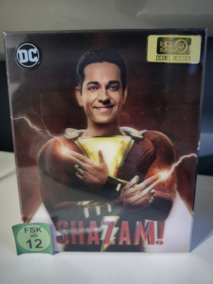 Shazam HDzeta Lenticular Boxset One Click 4K UHD+3D & Blu-ray Steelbook Neu&OVP