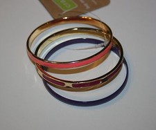 New Crazy 8 Girls 1 size Pink Purple Gold Fuchsia Bangle Bracelet Bracelets