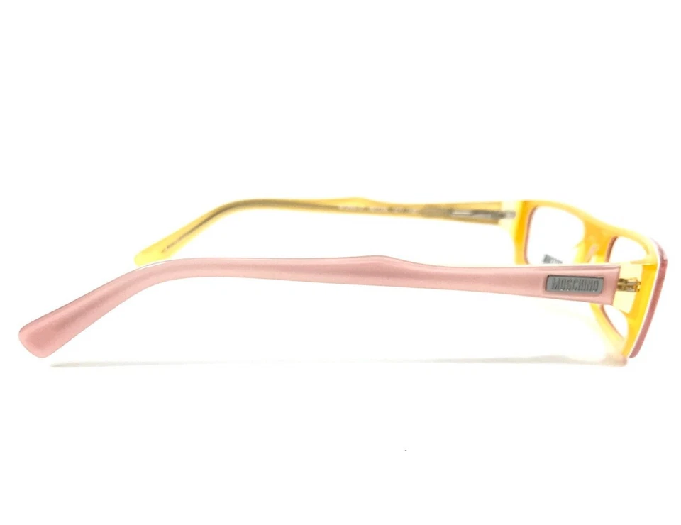 Monturas para gafas Moschino M3701-V 577 rosa amarillo rectángulo borde completo 50-16-135 Foto 3 de 4