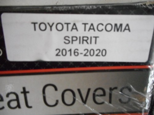 COVERCRAFT TOYOTA TUNDRA SPIRIT FRONT BUCKET SEAT COVERS SS2509PCCH CHARCOAL - Picture 4 of 4