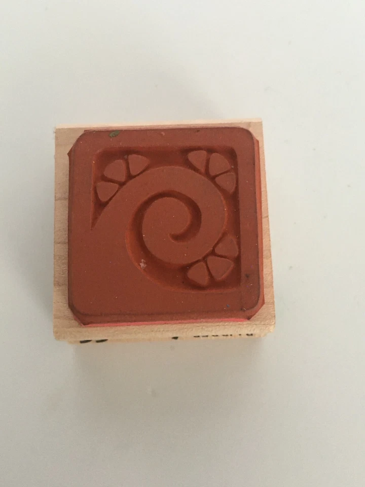 Rubber Stampede Stamp Sea Tile Square Ocean Wave Beach Vacation Card Making Art - Image 4 of 4