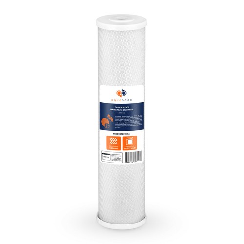 Big Blue CTO Carbon Block & Sediment 20”x4.5" Replacement Filter Cartridges Set - Picture 4 of 9