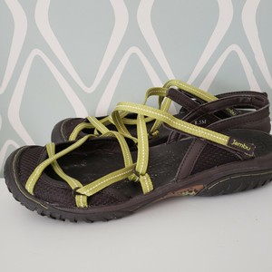 JAMBU All Terra Design DIVA Green Closed Toe Sport Sandals Womens 8.5 | eBay