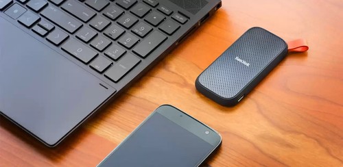 SSD Sandisk 1TB Portable SSD USB 3.2 Gen 2| Type C To A Cable SDSSDE30-1T00-G25 - Picture 6 of 7