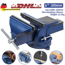 Schraubstock Parallelschraubstock Werkbankschraubstock drehbar 360&deg; 200mm 8 Zoll