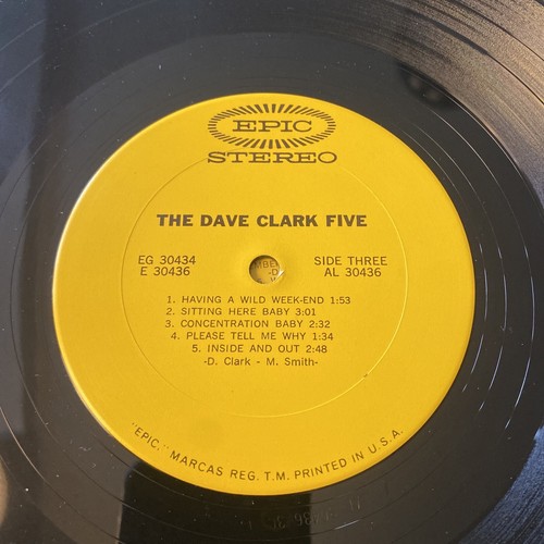 The Dave Clark Five – Self Titled USA Vinyl LP - EG30434 (5) - Picture 14 of 15