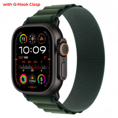 Alpine Loop Nylon Armband für Apple Watch 10 9 8 7 6 5 SE 44/45/46/49mm Ultra 2