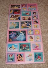 Sandylion Disney Sticker  Princess Postage Stamps