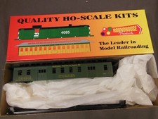 HO SCALE ROUNDHOUSE SANTA FE  50' OVERLAND MAIL CAR KIT