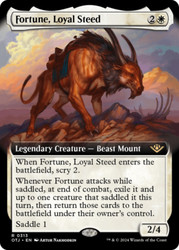 Fortune, Loyal Steed (Extended Art) #313 Foil - Outlaws of Thunder Junction MTG