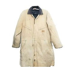 Vintage Dickies Coveralls Jumpsuit Work Wear Faded Stained Size 42/44 Short