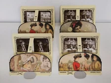 4 RARE Michelangelo ITALY MagiCard System 3D stereoscope UNUSED postcards PRAGUE